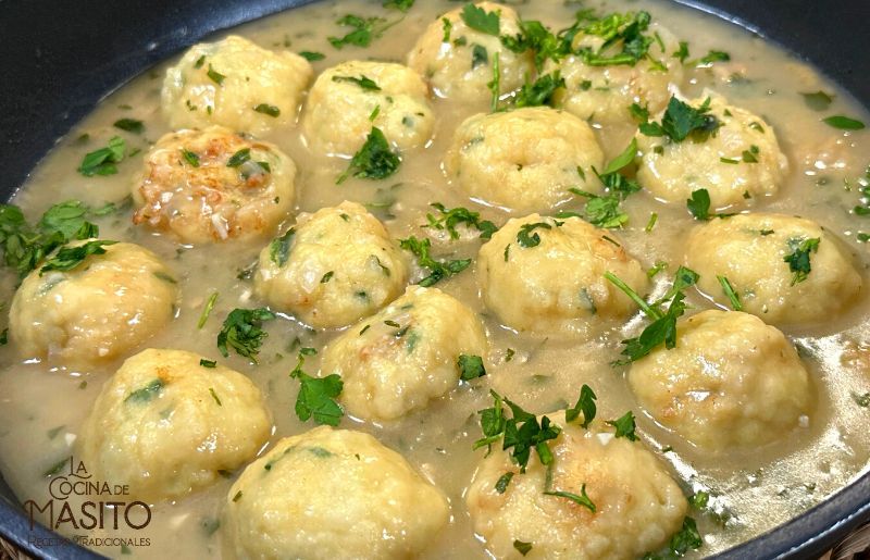 Albondigas de bacalao en salsa verde La cocina de Masito