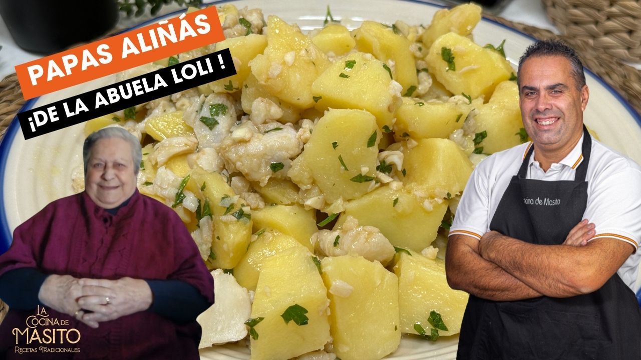 Patatas aliñadas con bacalao La cocina de Masito