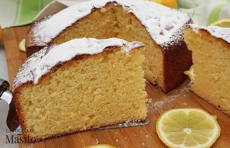 Receta de bizcocho de limón, fácil de preparar, sabrosa y perfecta para cualquier ocasión