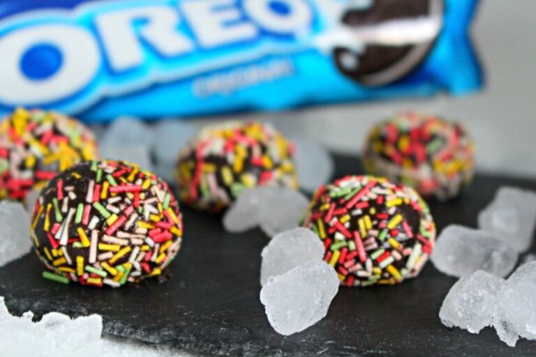 Receta de bombones de Oreo