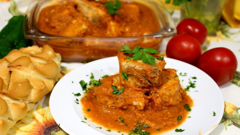 Receta de bonito con tomate