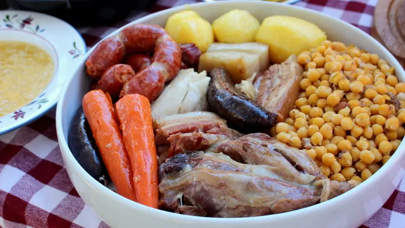 Receta de cocido madrileño