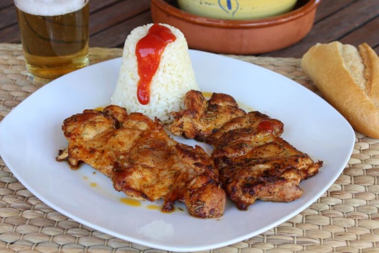Receta de filete de pollo adobado