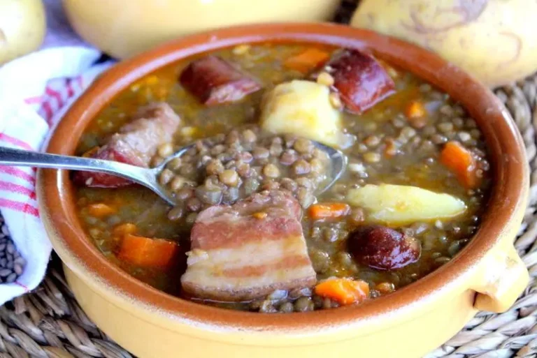 Receta de lentejas con chorizo