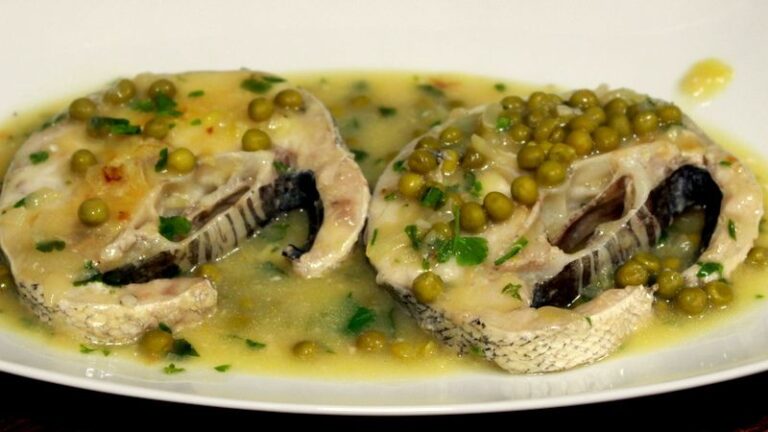 Receta de merluza en salsa verde