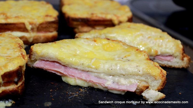 Receta de sándwich croque monsieur