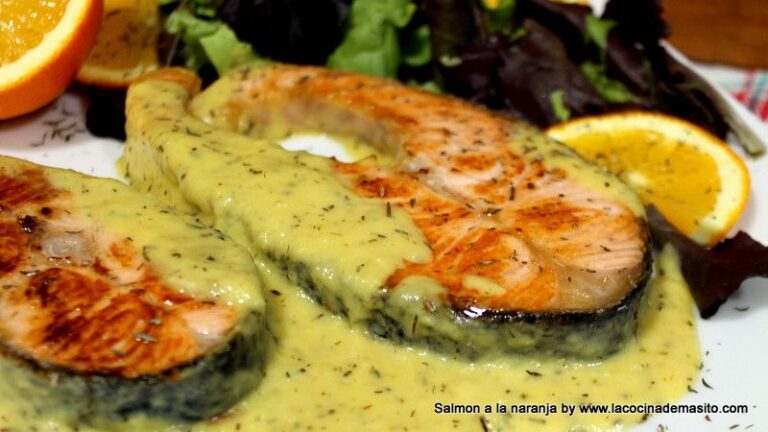 Receta de salmón a la naranja