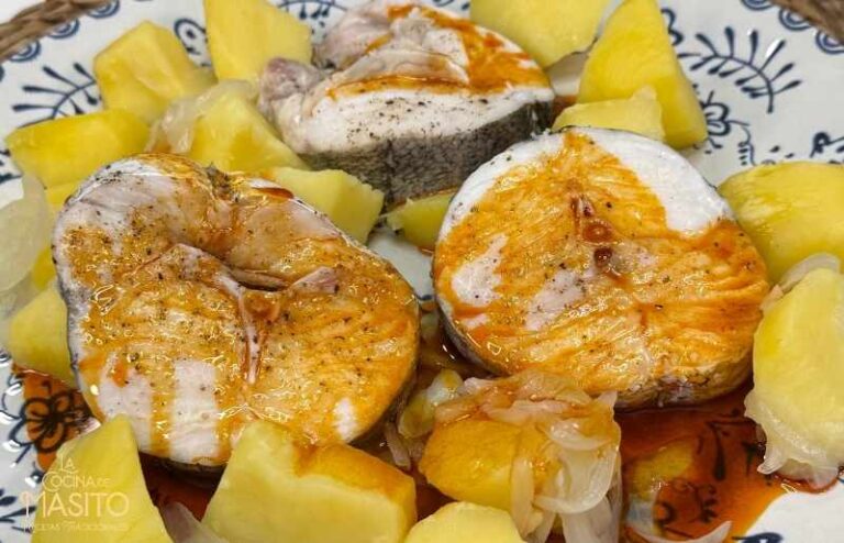 Receta de merluza ala gallega en thermomix tm7