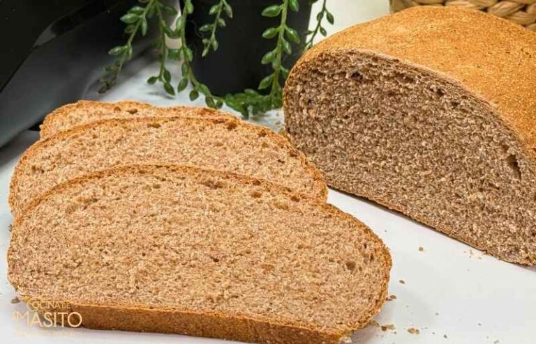 Hogaza de pan 100 x 100 integral en thermomix tm7