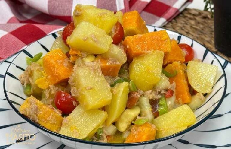 ensalada campera de patata y boniato