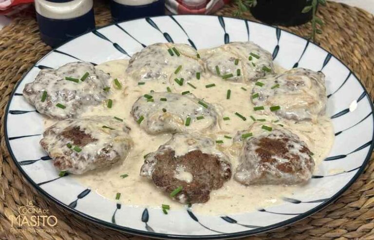 Filetes rusos en salsa de trufa