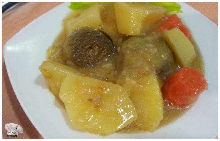 alcachofas con patatas