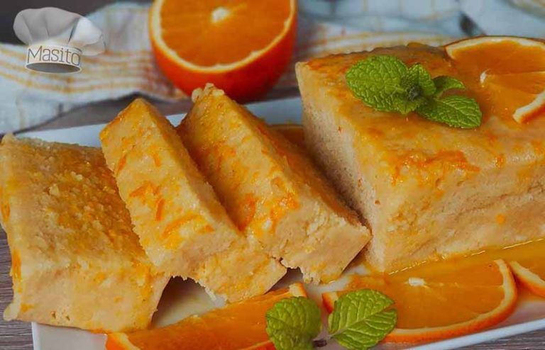 Bizcocho de naranja al microondas