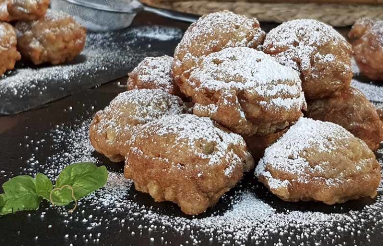 buñuelos de manzana