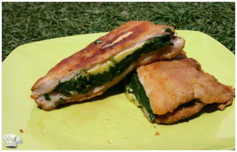 Cachopo con espinacas y queso, receta casera de La cocina de Masito
