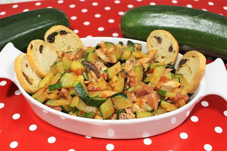 Calabacin con pollo
