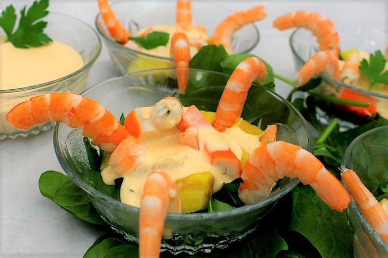 Coctel de gambas