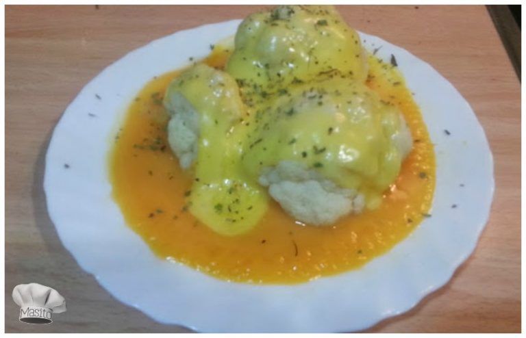 Coliflor con queso