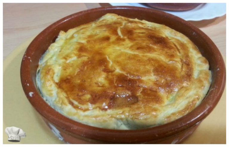 pisto manchego en hojaldre