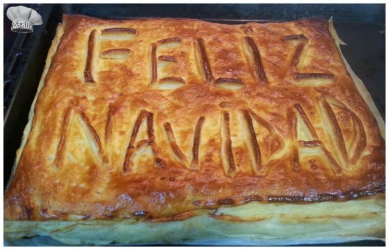 Empanada de puerros y bacon
