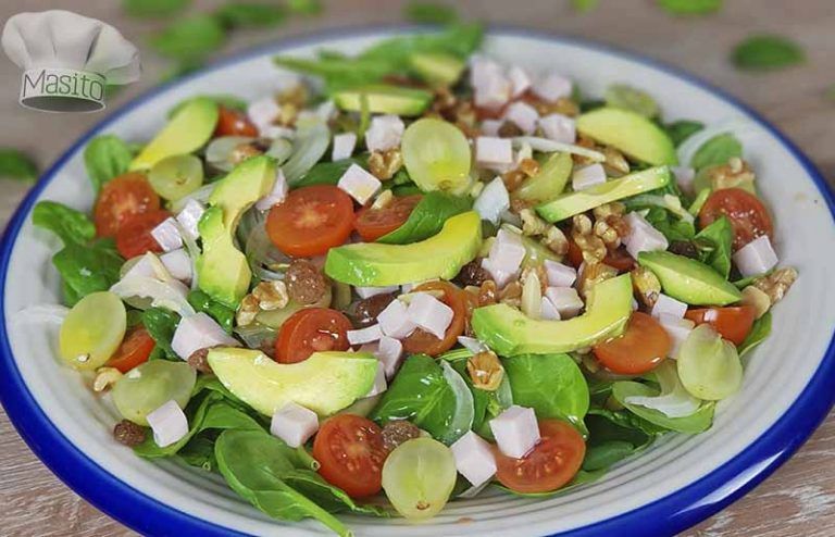 Ensalada de aguacate fácil y rápida