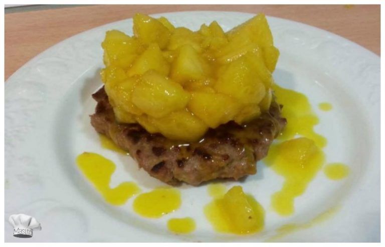filetes rusos con manzana