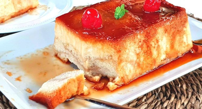 Flan de donuts