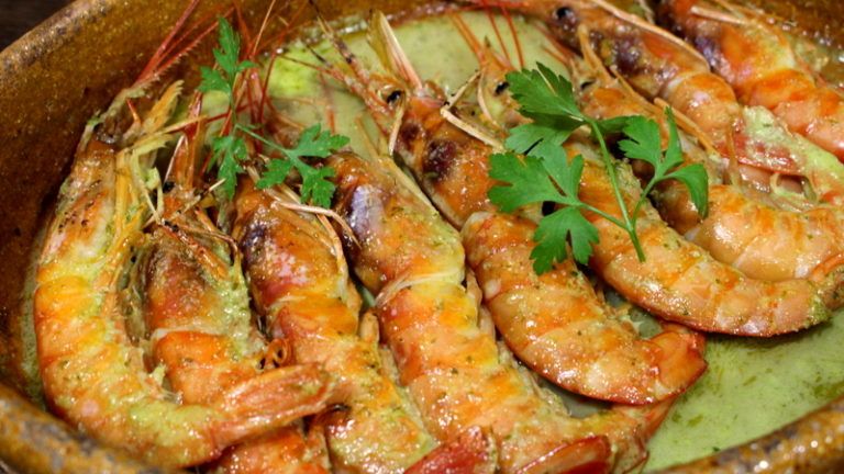 gambones al horno