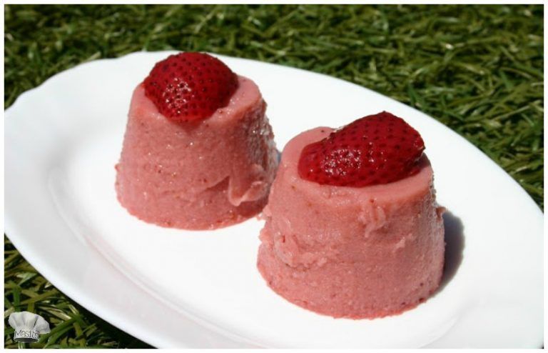 Gelatina de fresas con leche, receta casera de La cocina de Masito