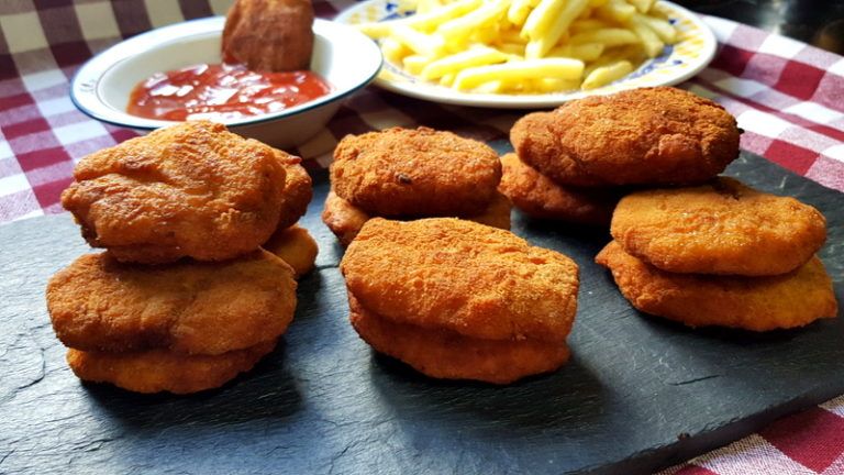Nuggets de pollo caseros