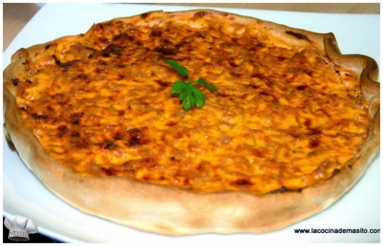 Quiche de pollo y tomate, receta de La cocina de Masito
