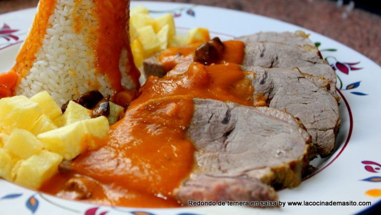 redondo de ternera en salsa, receta casera de La cocina de Masito