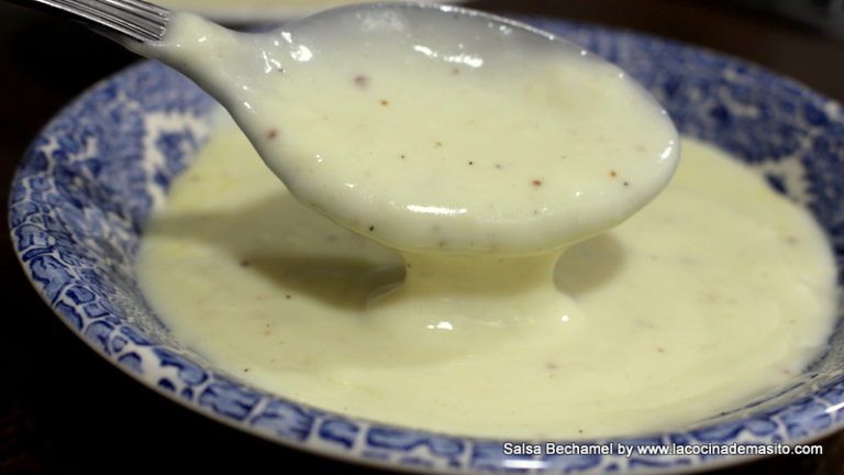 Salsa bechamel, receta casera de La cocina de Masito