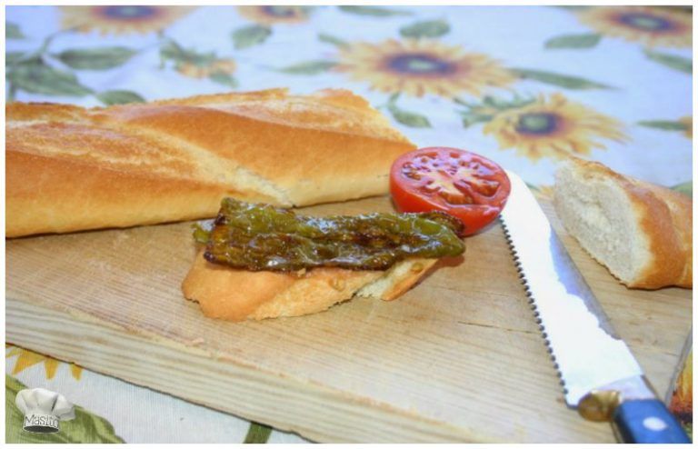 Tosta de pimiento verde de La cocina de Masito