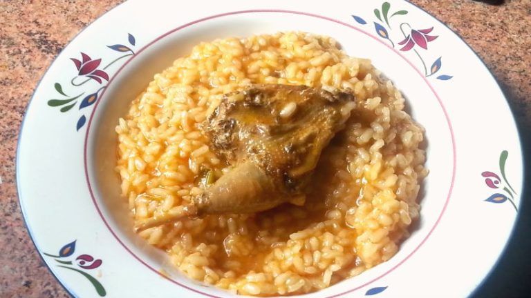 Arroz meloso con perdiz