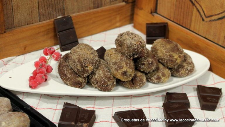 croquetas de chocolate, una receta dulce que te sorprenderá de La cocina de Masito