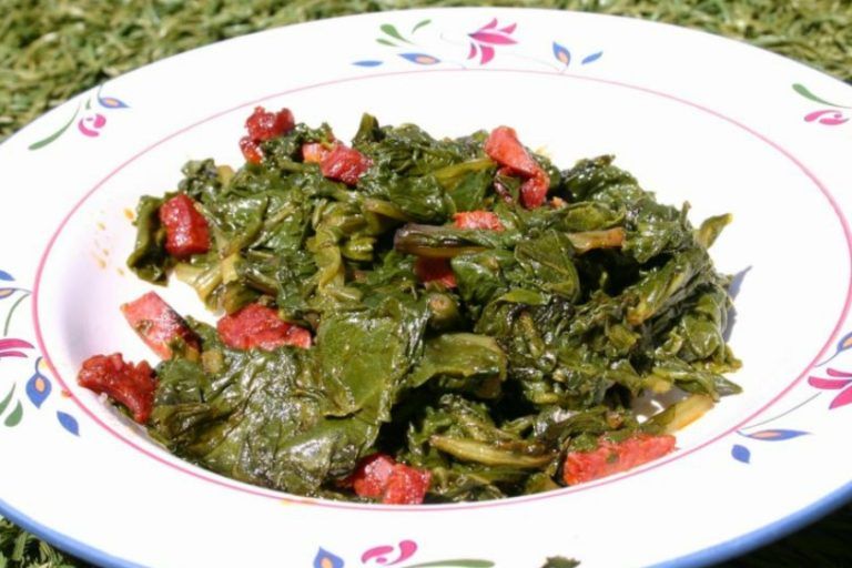 espinacas con chorizo