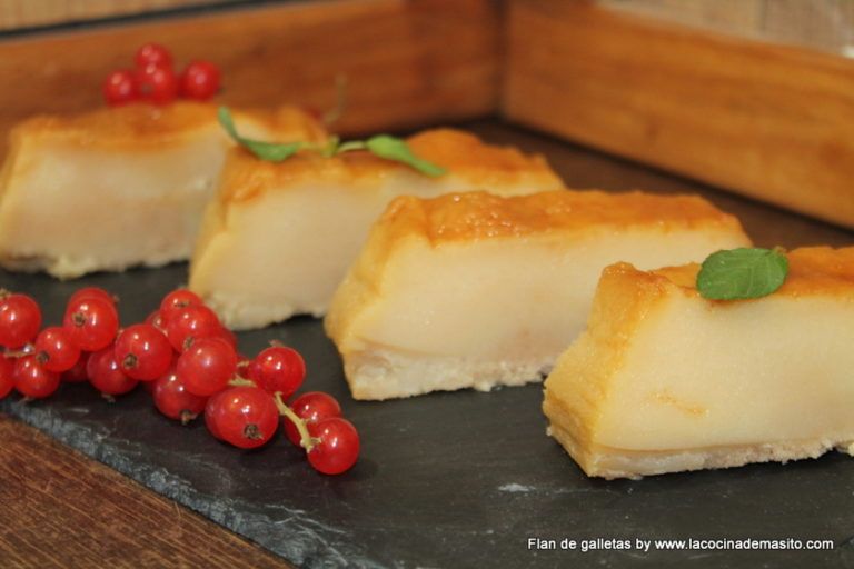Flan de galletas