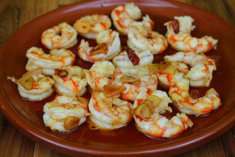 Langostinos al ajillo