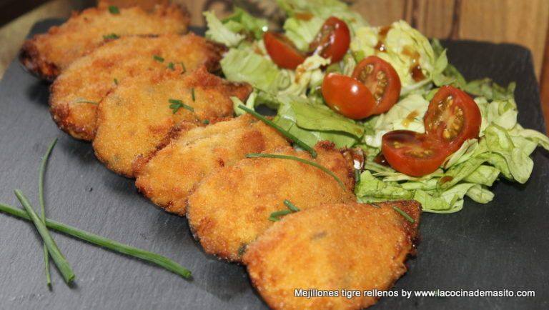 Mejillones tigre rellenos caseros de La cocina de Masito