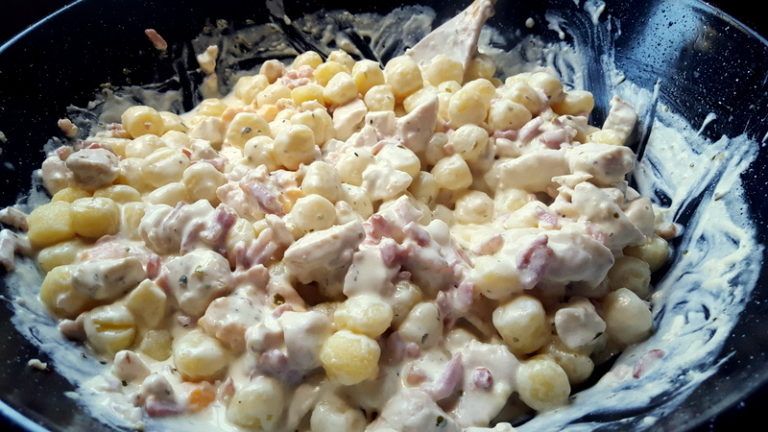 ñoquis de pollo