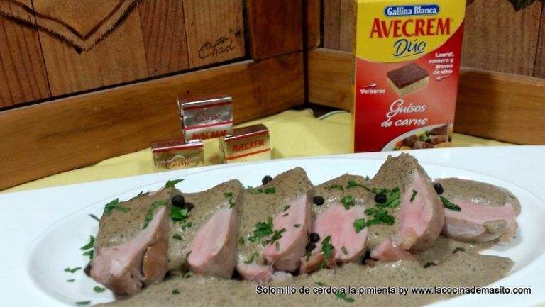 solomillo de cerdo a la pimienta, La cocina de Masito