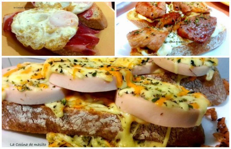 surtido de tostas
